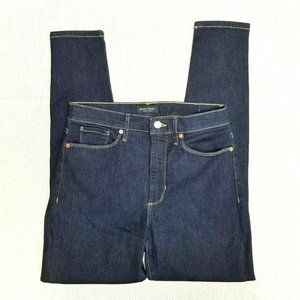 Banana Republic Premium Denim Women's Size 28 Skinny Blue Jeans Dark Wash Ankle